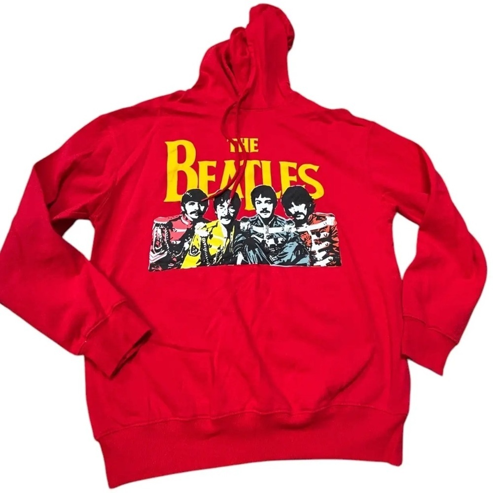 The Beatles Red hooded sweatshirt